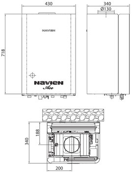 Газовый котел Navien ACE-16AN