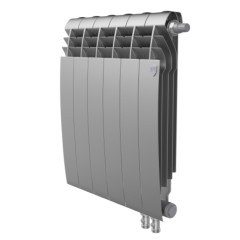 Радиатор биметаллический Royal Thermo BiLiner 500 /Silver Satin VR - 6 секц.