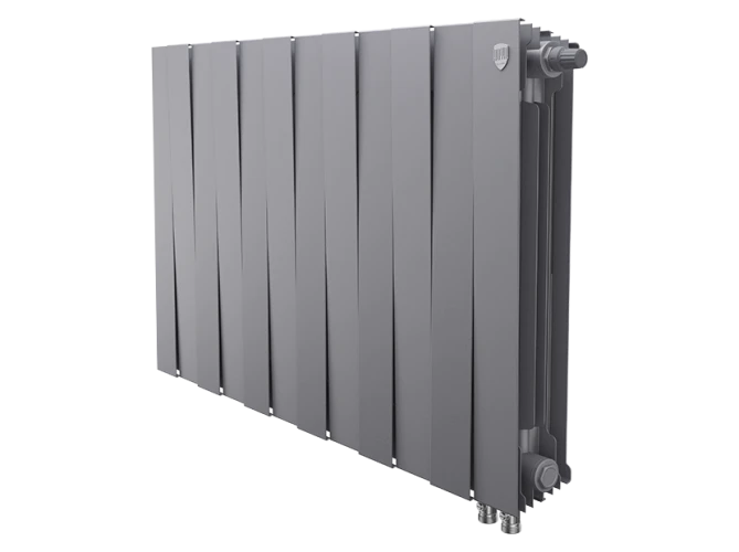 Радиатор биметаллический Royal Thermo PianoForte 500 Silver Satin - 12 секц. VDR