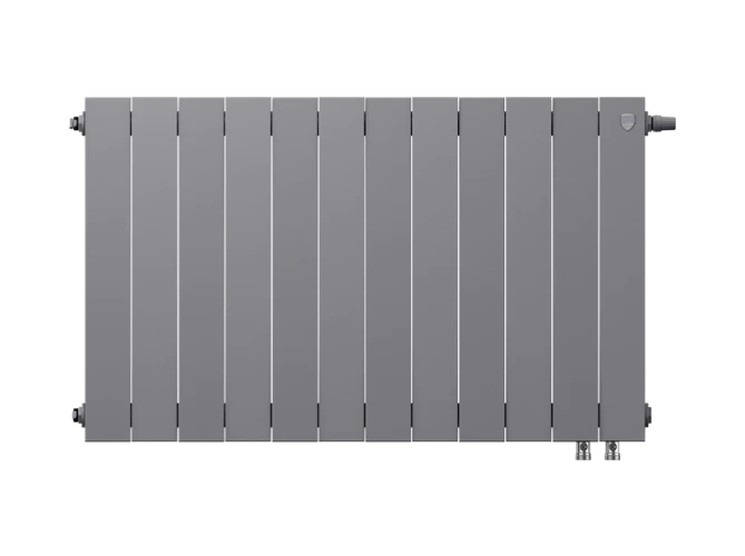 Радиатор биметаллический Royal Thermo PianoForte 500 Silver Satin - 12 секц. VDR