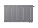 Радиатор биметаллический Royal Thermo PianoForte 500 Silver Satin - 12 секц. VDR