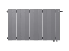 Радиатор биметаллический Royal Thermo PianoForte 500 Silver Satin - 12 секц. VDR