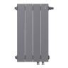 Радиатор биметаллический Royal Thermo PianoForte 500 Silver Satin - 4 секц. VDR