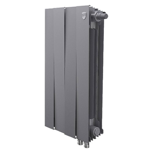 Радиатор биметаллический Royal Thermo PianoForte 500 Silver Satin - 4 секц. VDR