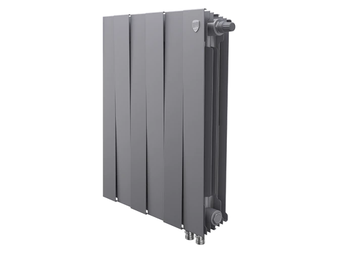 Радиатор биметаллический Royal Thermo PianoForte 500 Silver Satin - 6 секц. VDR