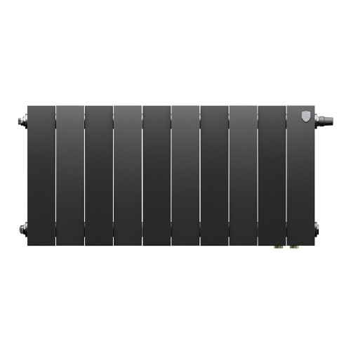 Радиатор биметаллический Royal Thermo PianoForte 300 Noir Sable VDR80 - 8 секц.