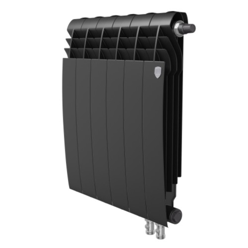 Радиатор биметаллический Royal Thermo BiLiner 500 /Noir Sable VR - 6 секц.