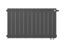 Радиатор биметаллический Royal Thermo PianoForte 500 Noir Sable - 12 секц. VDR