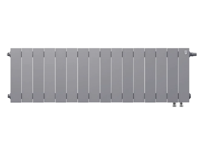 Радиатор биметаллический Royal Thermo PianoForte 300 Silver Satin - 16 секц. VDR
