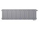 Радиатор биметаллический Royal Thermo PianoForte 300 Silver Satin - 16 секц. VDR