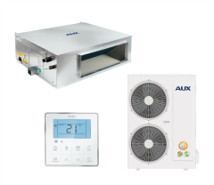 Канальный кондиционер AUX ALMD-H48/5DR2 + AL-H48/5DR2(U), серебристый