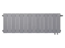 Радиатор биметаллический Royal Thermo PianoForte 300 Silver Satin - 14 секц. VDR