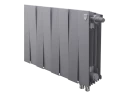 Радиатор биметаллический Royal Thermo PianoForte 300 Silver Satin - 8 секц. VDR