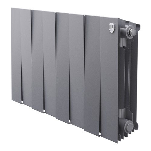 Радиатор биметаллический Royal Thermo PianoForte 300 Silver Satin - 8 секц.