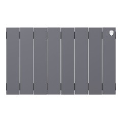 Радиатор биметаллический Royal Thermo PianoForte 300 Silver Satin - 8 секц.
