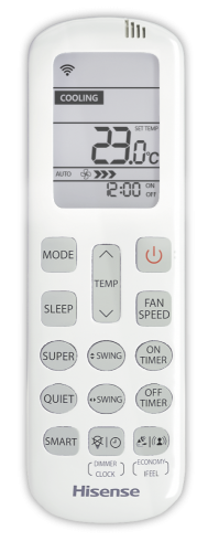 Инверторная сплит-система HISENSE SILVER CRYSTAL SUPER DC Inverter AS-13UW4RVETG01(S)