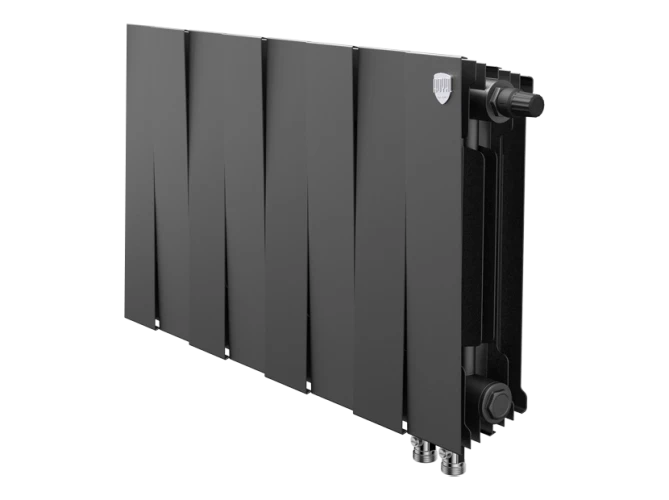 Радиатор биметаллический Royal Thermo PianoForte 300 Noir Sable - 8 секц. VDR