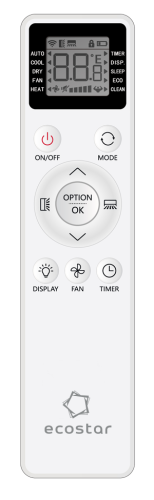 Инверторная сплит-система ECOSTAR RAY Inverter 2023 KVS-IRAY12ST (комплект)