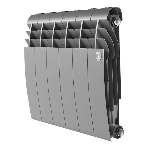 Радиатор биметаллический Royal Thermo BiLiner 350 Silver Satin - 6 секц.