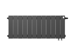 Радиатор биметаллический Royal Thermo PianoForte 300 Noir Sable - 12 секц. VDR