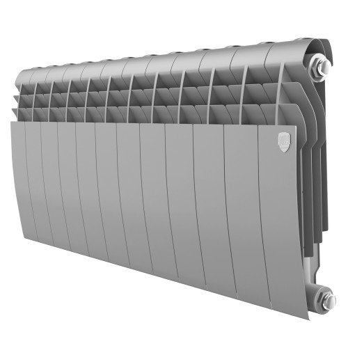 Радиатор биметаллический Royal Thermo BiLiner 350 Silver Satin - 12 секц.
