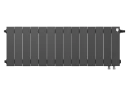 Радиатор биметаллический Royal Thermo PianoForte 300 Noir Sable - 14 секц. VDR