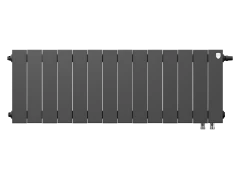 Радиатор биметаллический Royal Thermo PianoForte 300 Noir Sable - 14 секц. VDR