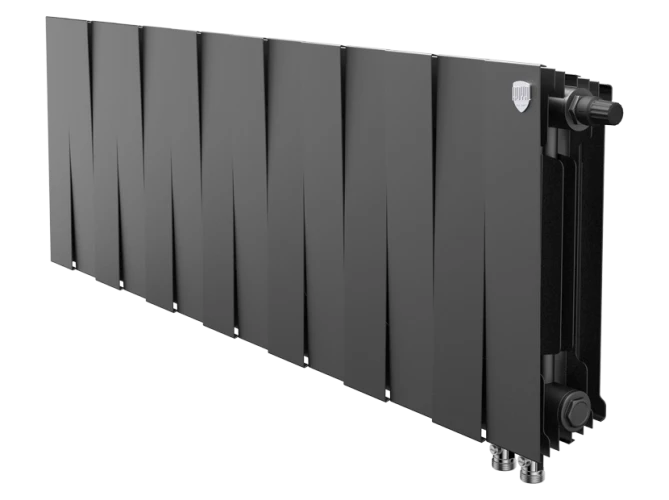 Радиатор биметаллический Royal Thermo PianoForte 300 Noir Sable - 14 секц. VDR
