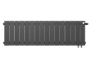 Радиатор биметаллический Royal Thermo PianoForte 300 Noir Sable - 16 секц. VDR