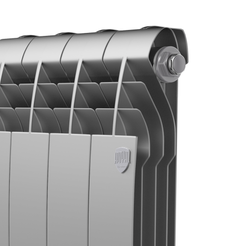 Радиатор биметаллический Royal Thermo BiLiner 350 Silver Satin - 8 секц.