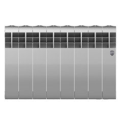 Радиатор биметаллический Royal Thermo BiLiner 350 Silver Satin - 8 секц.