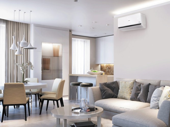 Настенный кондиционер AUX ASW-H18A4/FP-R1 + AS-H18A4/FP-R1, белый