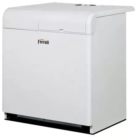 Котел газовый Ferroli PEGASUS 107 2S с чугунным теплообменником, напольный, 1 конт., откр.кам.сгор.