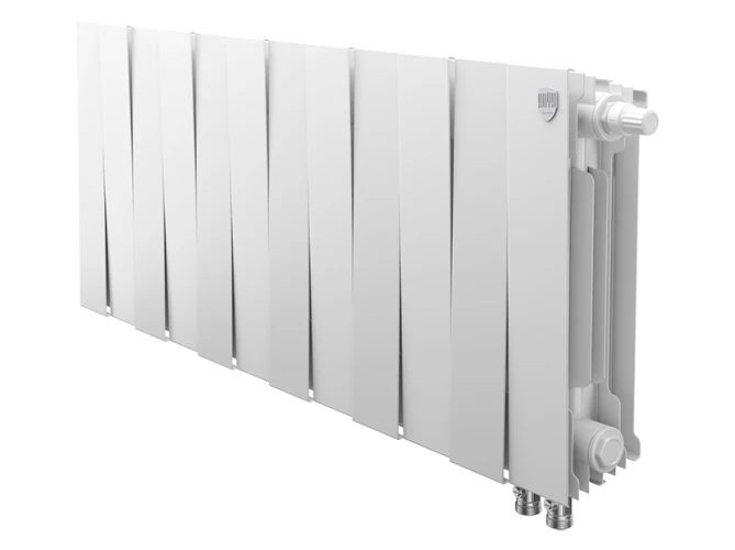 Радиатор биметаллический Royal Thermo PianoForte 300 Bianco Traffico - 12 секц.VDR