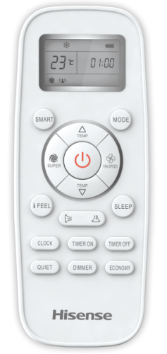 Инверторная сплит-система HISENSE ZOOM DC Inverter 2023 AS-18UW4RYRKB04