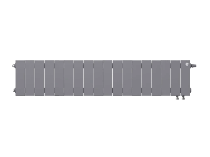 Радиатор биметаллический Royal Thermo PianoForte 200 Silver Satin - 18 секц. VDR