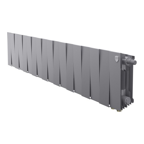 Радиатор биметаллический Royal Thermo PianoForte 200 Silver Satin - 18 секц. VDR