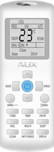 Настенный кондиционер AUX ASW-H24B4/FJ-SR1 + AS-H24B4/FJ-R1, серебристый