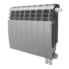 Радиатор биметаллический Royal Thermo BiLiner 350 /Silver Satin VR - 8 секц.