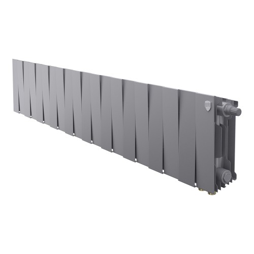 Радиатор биметаллический Royal Thermo PianoForte 200 Silver Satin - 12 секц. VDR