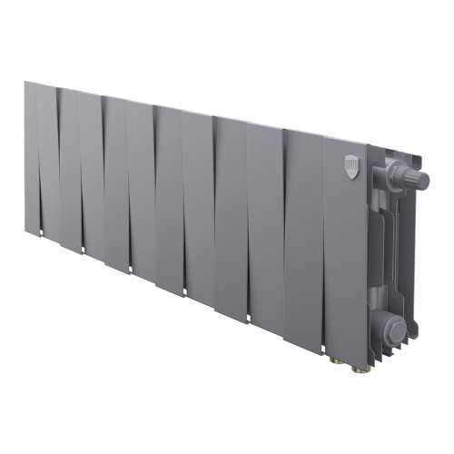 Радиатор биметаллический Royal Thermo PianoForte 200 Silver Satin - 14 секц. VDR