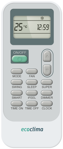 Настенный кондиционер Ecoclima ECW/I-HE18/AA-4R2 + EC/I-HE18/A-4R2, белый