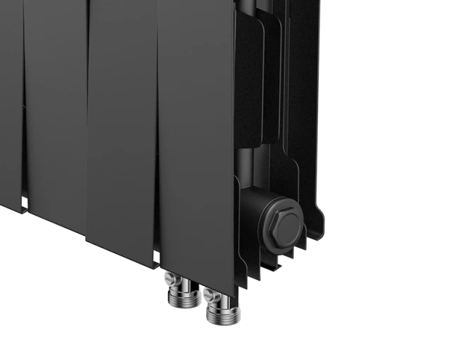 Радиатор биметаллический Royal Thermo PianoForte 500 Noir Sable VDR80 - 8 секц.