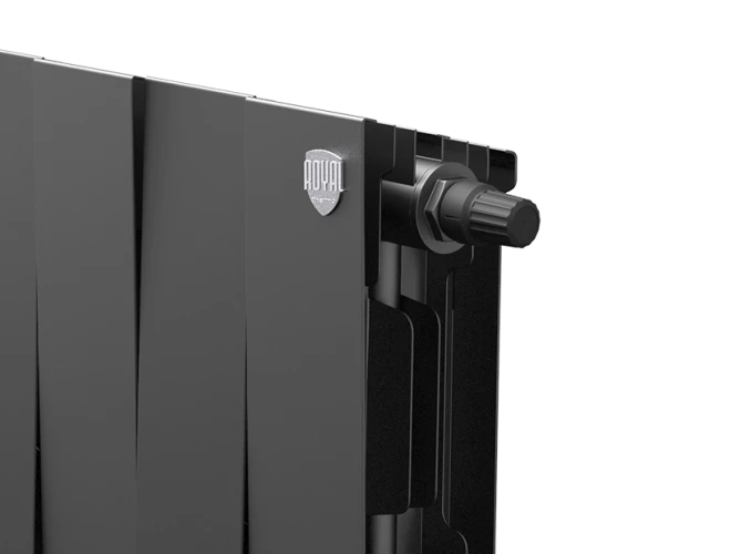 Радиатор биметаллический Royal Thermo PianoForte 500 Noir Sable VDR80 - 8 секц.