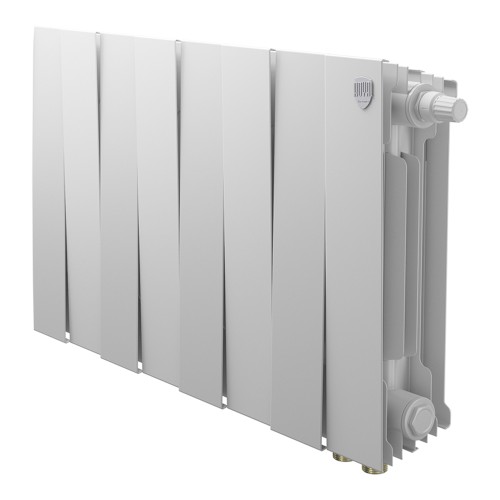 Радиатор биметаллический Royal Thermo PianoForte 300 Bianco Traffico VDR80 - 8 секц.