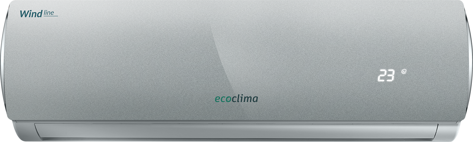 Настенный кондиционер Ecoclima ECW/I-12QCG + EC/I-12QC, серебристый