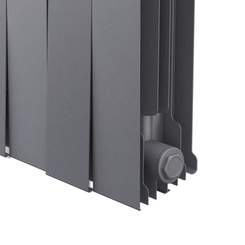 Радиатор биметаллический Royal Thermo PianoForte 200 Silver Satin - 12 секц.