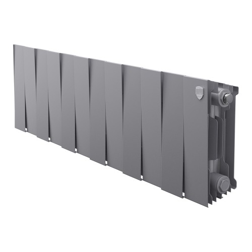 Радиатор биметаллический Royal Thermo PianoForte 200 Silver Satin - 12 секц.