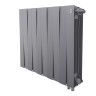 Радиатор биметаллический Royal Thermo PianoForte 500 Silver Satin VDR80 - 12 секц.