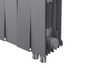 Радиатор биметаллический Royal Thermo PianoForte 500 Silver Satin VDR80 - 8 секц.